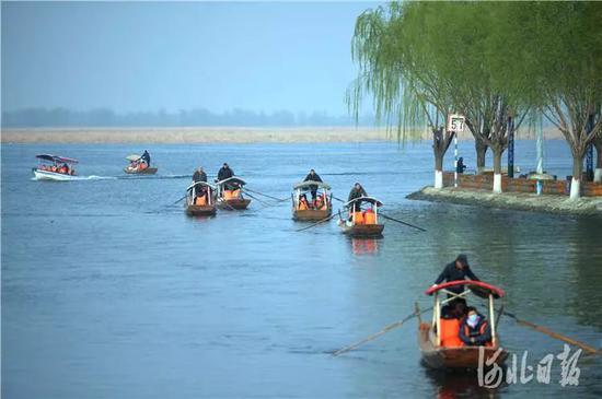 4月5日，雄安新區(qū)安新縣白洋淀景區(qū)