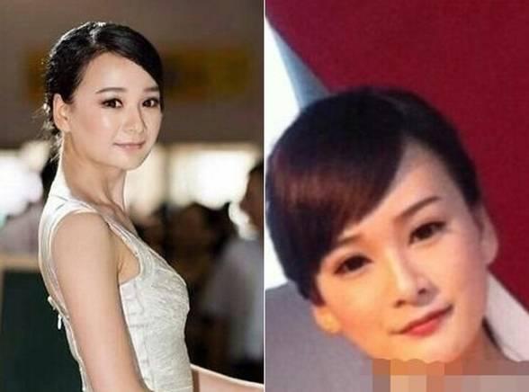 在沒有找到模仿楊冪這條路之前，穿衣打扮也土土的......可以說模仿（整得）相當成功了?。?！